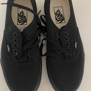 Black Vans - Size 8